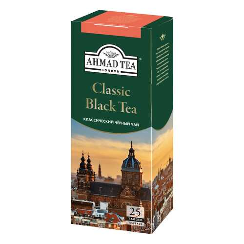 Чай черный Ahmad Tea классический 25 пакетиков в Магнолия