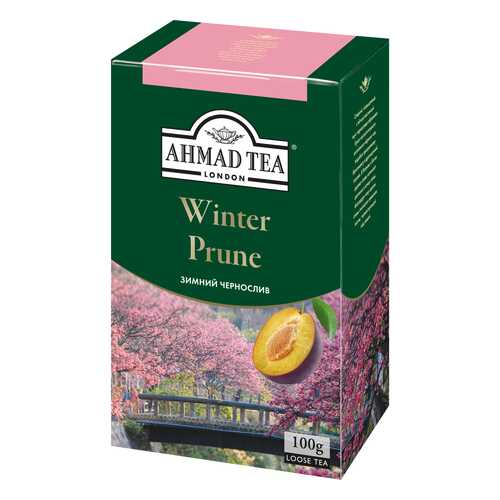 Чай черный Ahmad Tea зимний чернослив 100 г в Магнолия