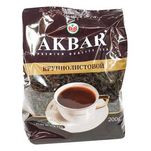 Чай черный Akbar байховый крупнолистовой классическая серия 200 г в Магнолия