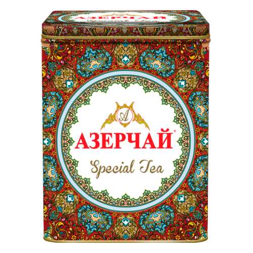 Чай черный Азерчай листовой Special с красным узором 200 г в Магнолия
