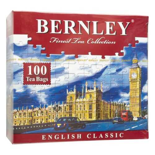 Чай черный Bernley english classic 100 пакетиков в Магнолия