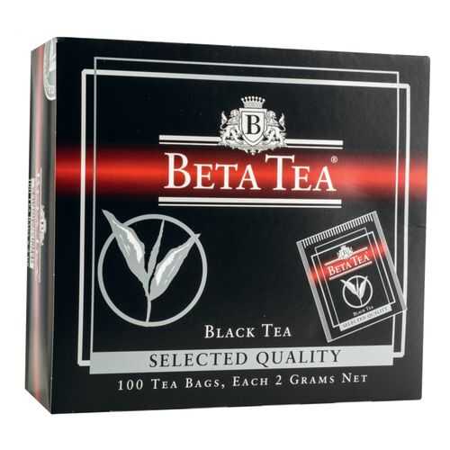 Чай черный Beta Tea selected quality 100 пакетиков в Магнолия