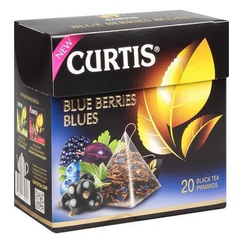 Чай черный Curtis blue berries blues 20 пакетиков в Магнолия