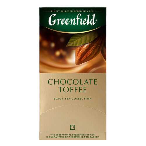 Чай черный Greenfield Chocolate Toffee 25 пакетиков в Магнолия