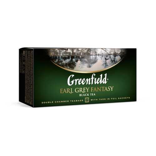 Чай черный Greenfield Earl Grey Fantasy 25 пакетиков в Магнолия