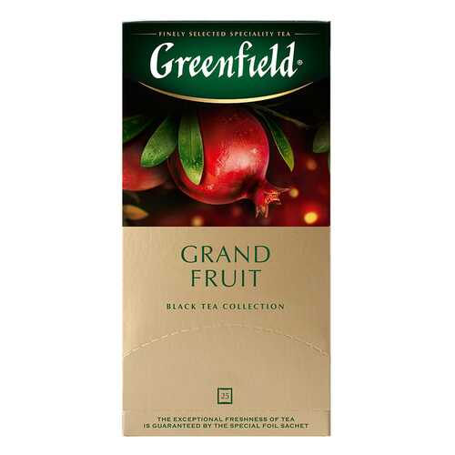 Чай черный Greenfield Grand Fruit 25 пакетиков в Магнолия