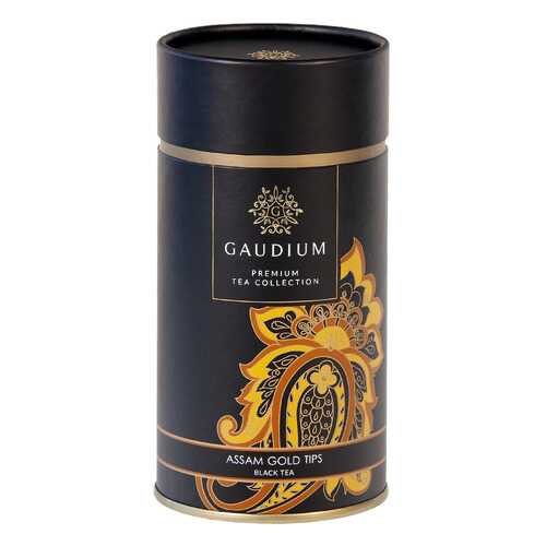 Чай чёрный индийский GAUDIUM Ассам Голд Типс 100г в Магнолия