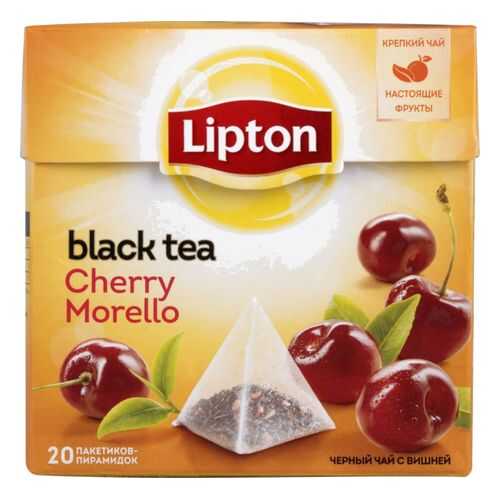 Чай черный Lipton cherry morello 20 пакетиков в Магнолия