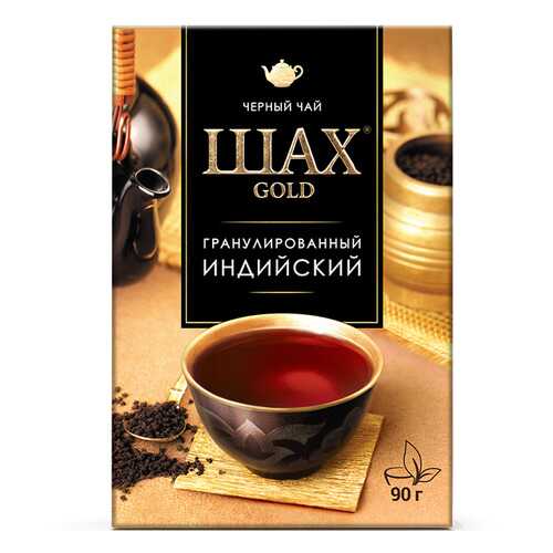 Чай черный листовой гранулированный Шах Gold Индийский 90 г в Магнолия
