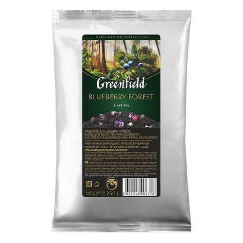 Чай черный листовой Greenfield Blueberry Forest 250 г в Магнолия