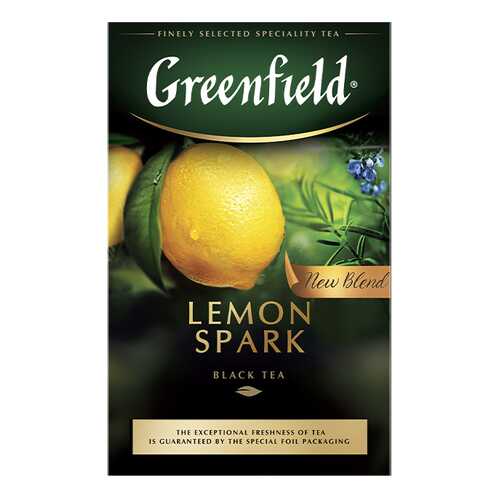 Чай черный листовой Greenfield Lemon Spark 100 г в Магнолия