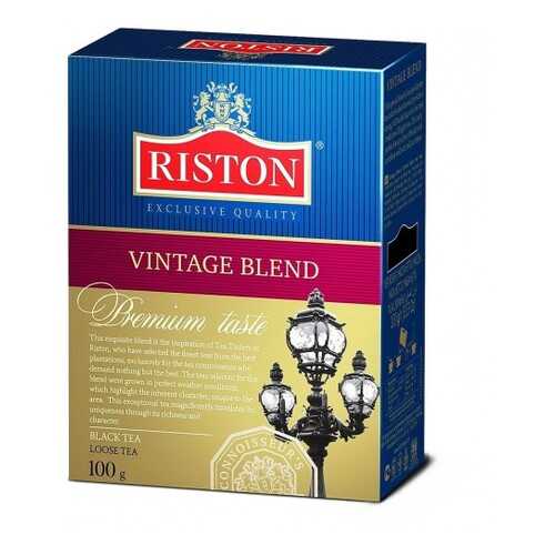 Чай черный листовой Riston винтэйдж бленд 100 г в Магнолия