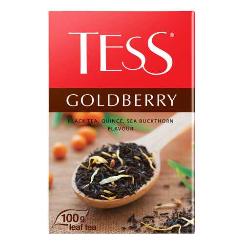 Чай черный листовой Tess Goldberry 100 г в Магнолия