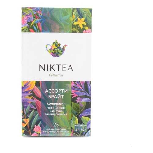 Чай черный Niktea Assorti Bright Ассорти 25 х 2 г к/к Россия в Магнолия
