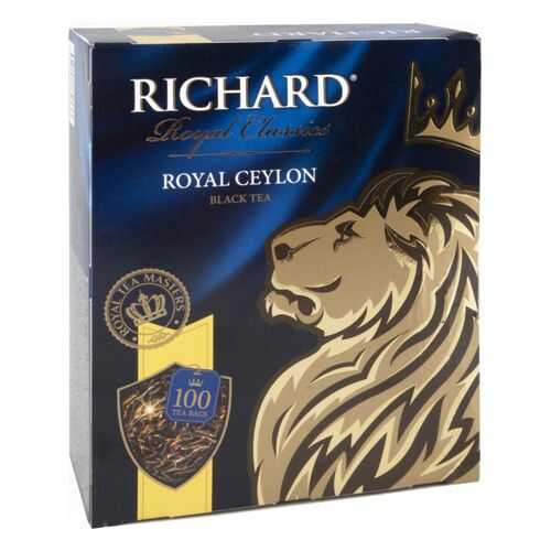 Чай черный Richard royal ceylon 100 пакетиков в Магнолия