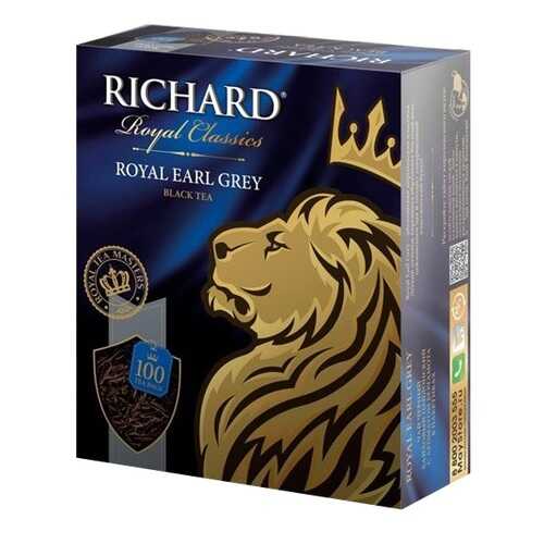 Чай черный Richard royal earl grey 100 пакетиков в Магнолия