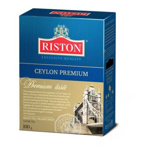 Чай черный Riston ceylon premium 100 г в Магнолия