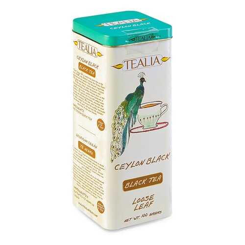 Чай черный TeaLia Ceylon листовой 100 г в Магнолия