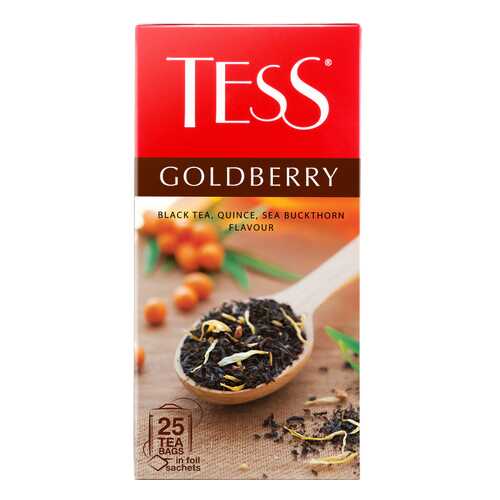 Чай черный Tess Goldberry 25 пакетиков в Магнолия