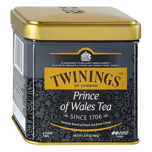 Чай черный Twinings принц уэльский байховый среднелистовой 100 г в Магнолия