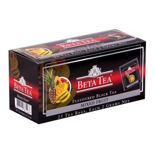 Чай черный в пакетиках для чашки Beta Tea мультифрукт 25*2 г в Магнолия