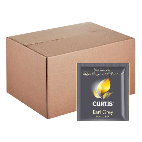 Чай Curtis Earl Grey, черный листовой, с добавками, 200 пакетиков по 2 гр в Магнолия