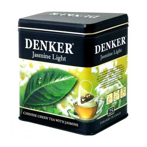 Чай Denker Jasmine Light зеленый с жасмином 25 пирамидок в Магнолия
