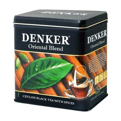 Чай Denker Oriental Blend черный с добавками 25 пирамидок в Магнолия