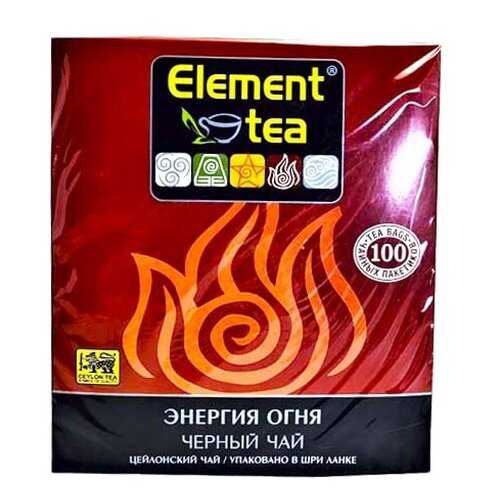 Чай Элемент черный 100 пакетов в Магнолия
