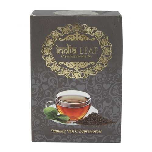 Чай India leaf Чёрный с бергамотом, среднелистовой с добавками, 100 гр в Магнолия