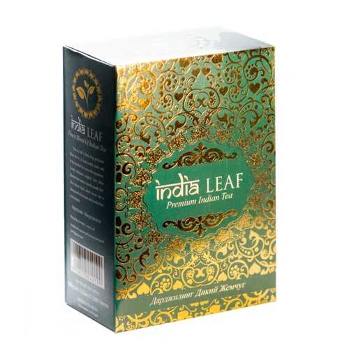 Чай India leaf Дарджилинг дикий жемчуг, черный круполистовой, 100 гр в Магнолия