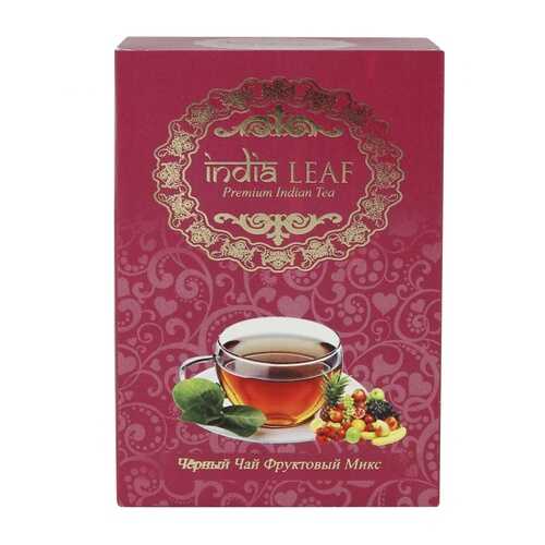 Чай India leaf С манго, черный среднелистовой с добавками, 100 гр в Магнолия