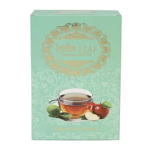 Чай India leaf С яблоком, черный среднелистовой с добавками, 100 гр в Магнолия