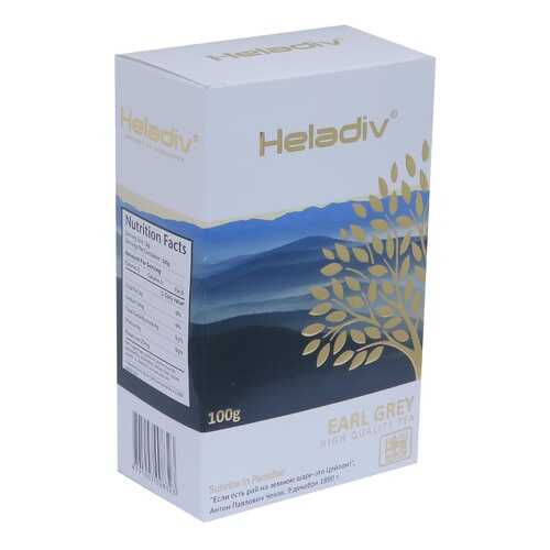 Чай листовой черный Heladiv earl grey 100 г в Магнолия