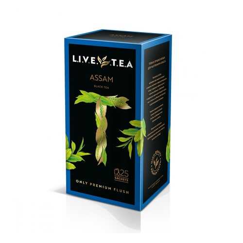 Чай Live Tea Assam черный 25 пакетиков в Магнолия