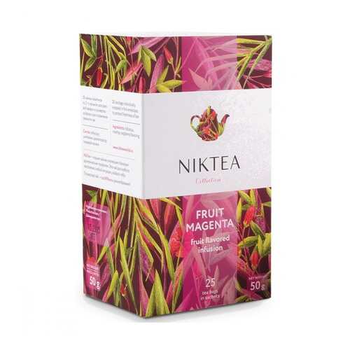 Чай Niktea Fruit Magenta травяной 25 пакетиков в Магнолия