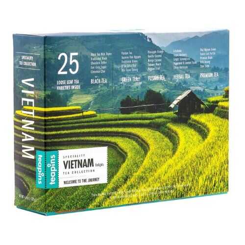 Чай подарочный Teapins Sense Asia Vietnam Delights листовой ассорти 25 чаев в Магнолия