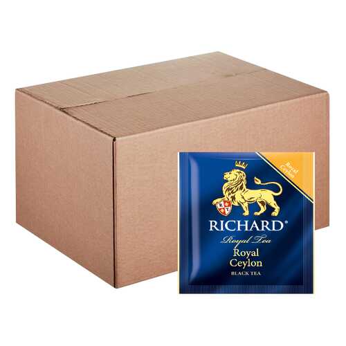 Чай Richard Royal Ceylon, черный листовой, 200 пакетиков по 2 гр в Магнолия