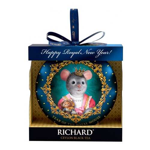 Чай Richard Year of the royal mouse черный листовой 20 г в Магнолия