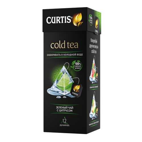 Чай Tea.ru Curtis Cold Tea. Зеленый чай с цитрусом, чёрный с добавками, 12 пирамидок в Магнолия