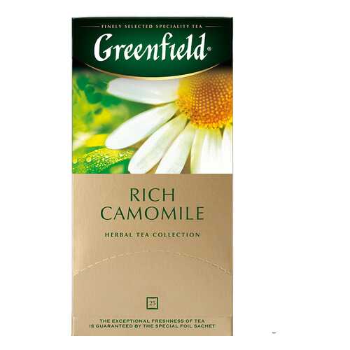 Чай травяной Greenfield Rich Camomile 25 пакетиков в Магнолия