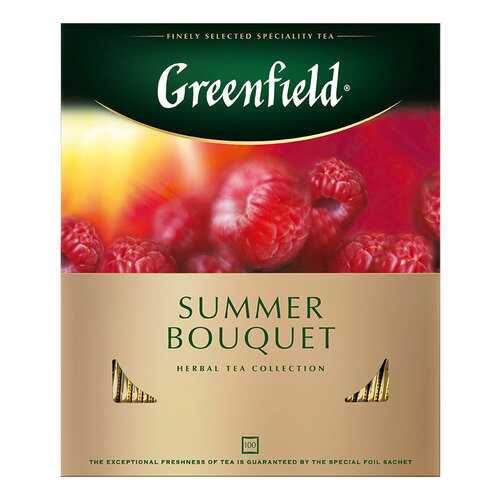Чай травяной Greenfield Summer Bouquet 100 пакетиков в Магнолия
