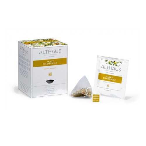 Чай травяной в пирамидках Althaus Fancy Chamomile Благородная Ромашка 15*2.25 г в Магнолия