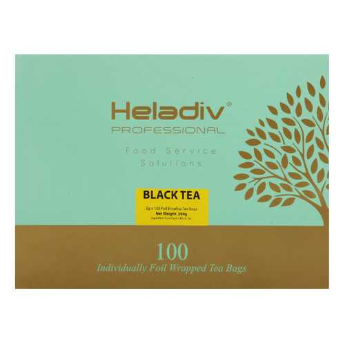 Чай в пакетиках Heladiv professional line black 100 пакетов в саше в Магнолия