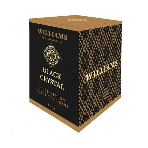 Чай Williams Black Crystal черный цейлонский Pekoe 100 г в Магнолия