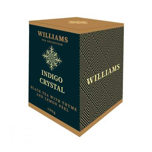 Чай Williams Indigo Crystal черный с чабрецом и цедрой лимона 100 г в Магнолия