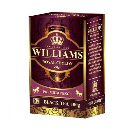 Чай Williams Royal Ceylon черный 100 г в Магнолия