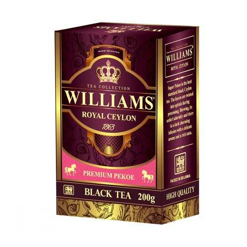 Чай Williams Royal Ceylon черный 200 г в Магнолия