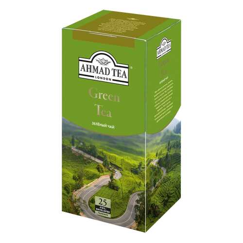 Чай зеленый Ahmad Tea 25 пакетиков в Магнолия