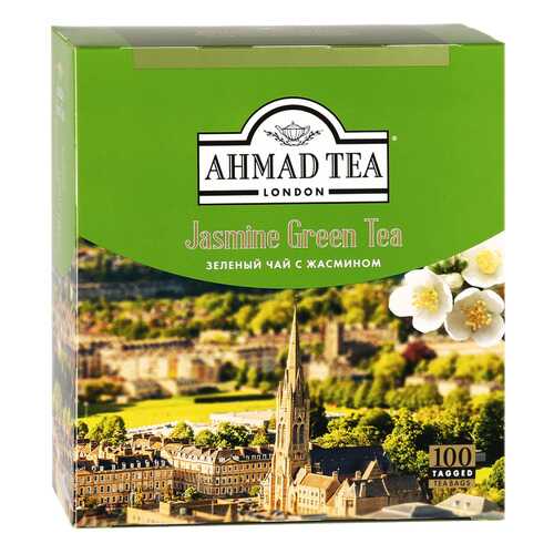 Чай зеленый Ahmad Tea с жасмином 100 пак в Магнолия